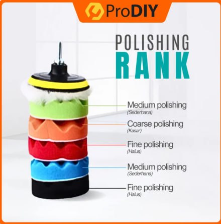 8Pack Car Polishing Pad Kit 3/5/6/7inch Washable Polishing Pad Sponge Waxing Sponge Buffing Pad Reusable