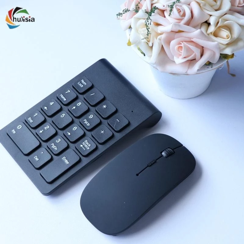 2.4GHz Wireless Numeric Keypad – 18 Keys for Desktop & Laptop