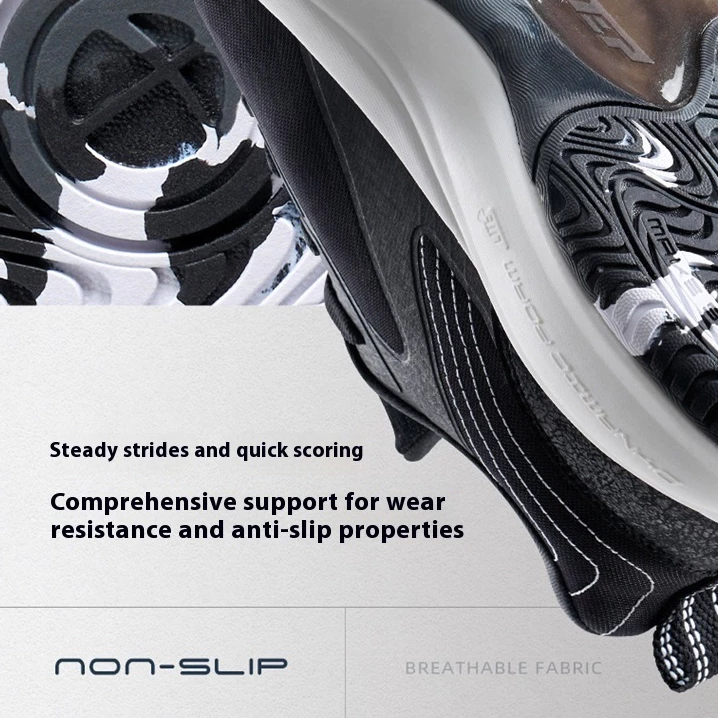 XTEP Shark Support Wear-Resistant High-Top Cushioning Rebound Men Basketball Shoes