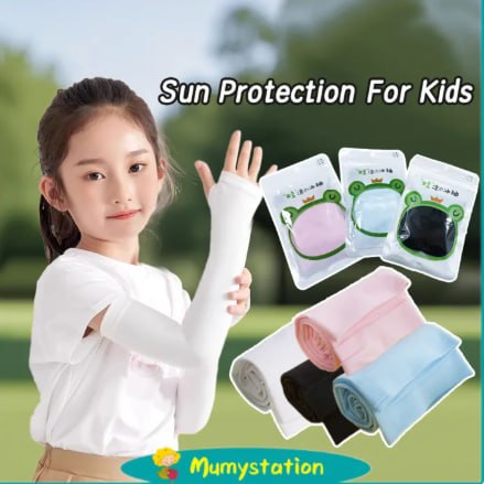 Mumystation Children HandSock Muslim Ice Silk Sleeve Fashion Summer Arm Sleeve UV Protection Sarung Tangan Budak