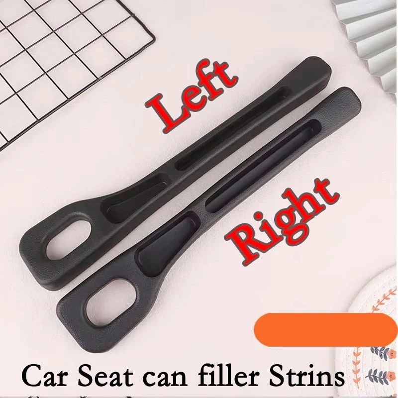 1Pair Car Seat Gap Filler Universal PU Leak-proof Filling Strip with Hole Side Seam
