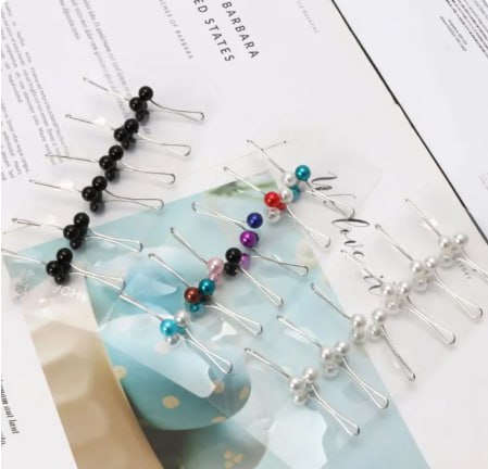 4/8/12Pcs/lot Anti Slip Brooch Headscarf Shawl Scarf Lady Muslim Fixed Pins Scarf Hijab Clips Stylish Brooch for Women Jewelry