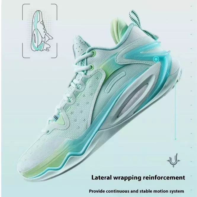XTEP Light Attack 2.0-V3 Low-Cut Comfortable Breathable Non Slip Men Basketball Shoes