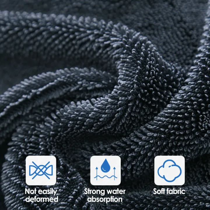 Multipurpose High Water Absorption Plush Wax Polish Cloth Car care Wash Towel Automobile cleaning and drying cloth