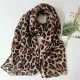 Tudung Printed Voile Leopard Shawl Long Wide Scarves Muslim Fashion Hijab Bawal