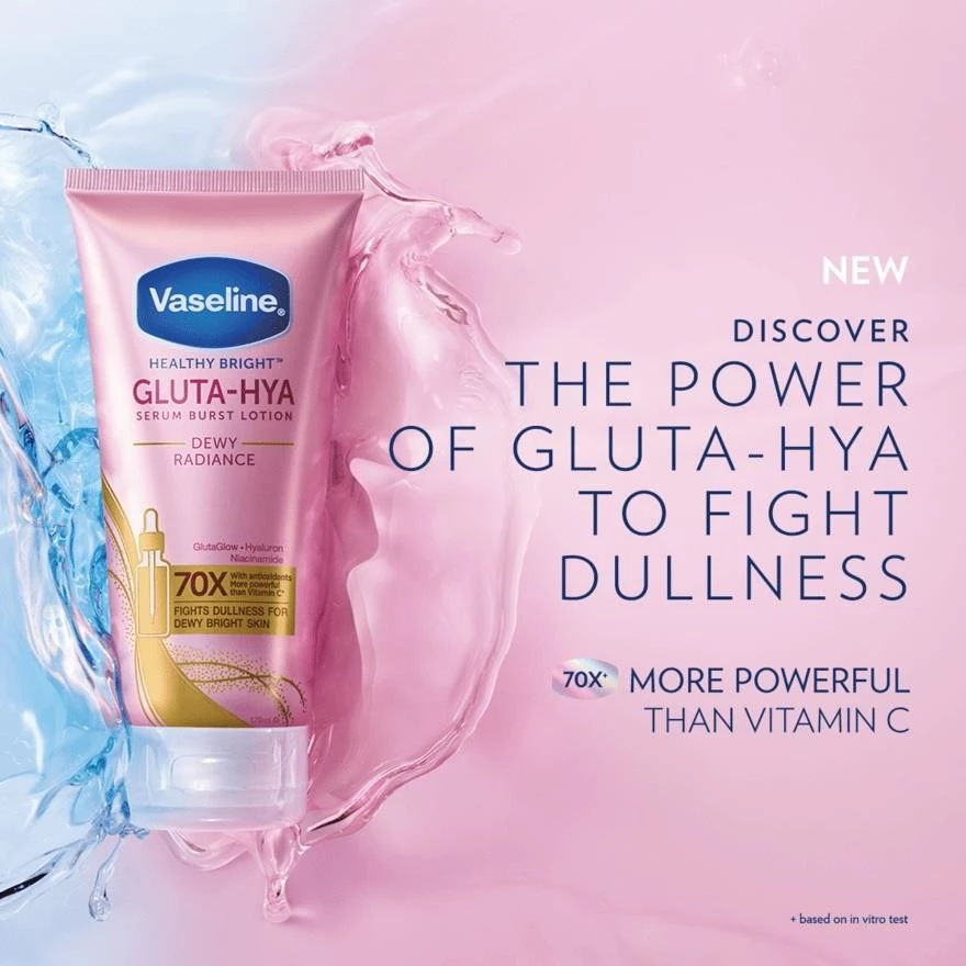 VASELINE Gluta-Hya Serum Burst Lotion Dewy Radiance 170ml