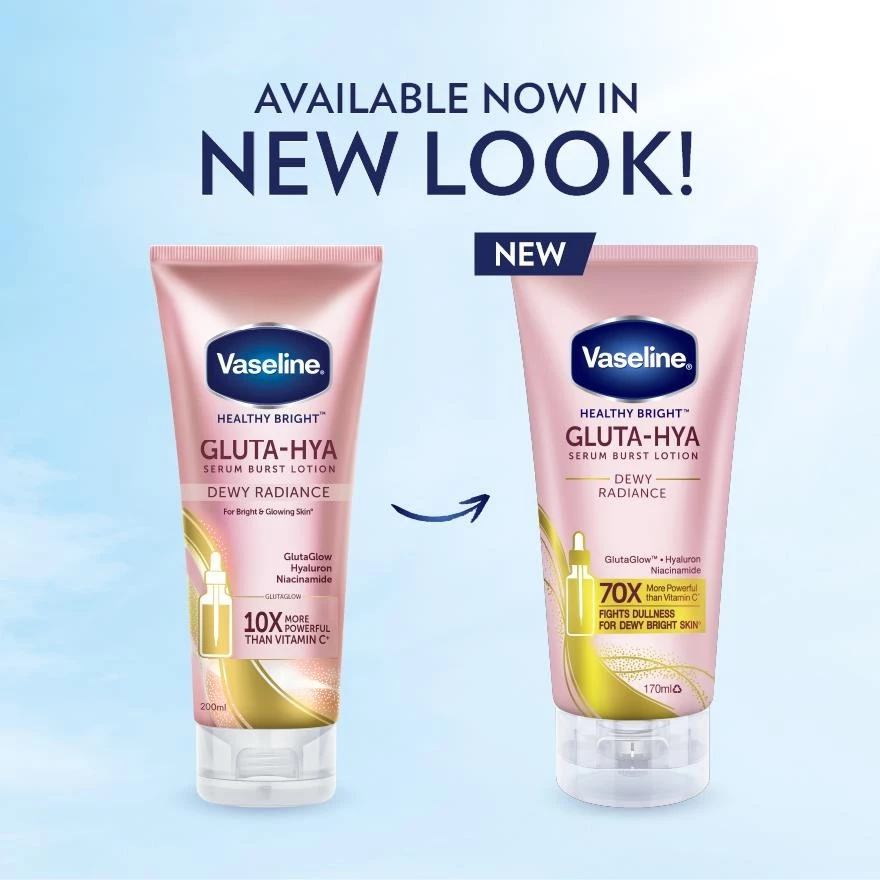 VASELINE Gluta-Hya Serum Burst Lotion Dewy Radiance 170ml