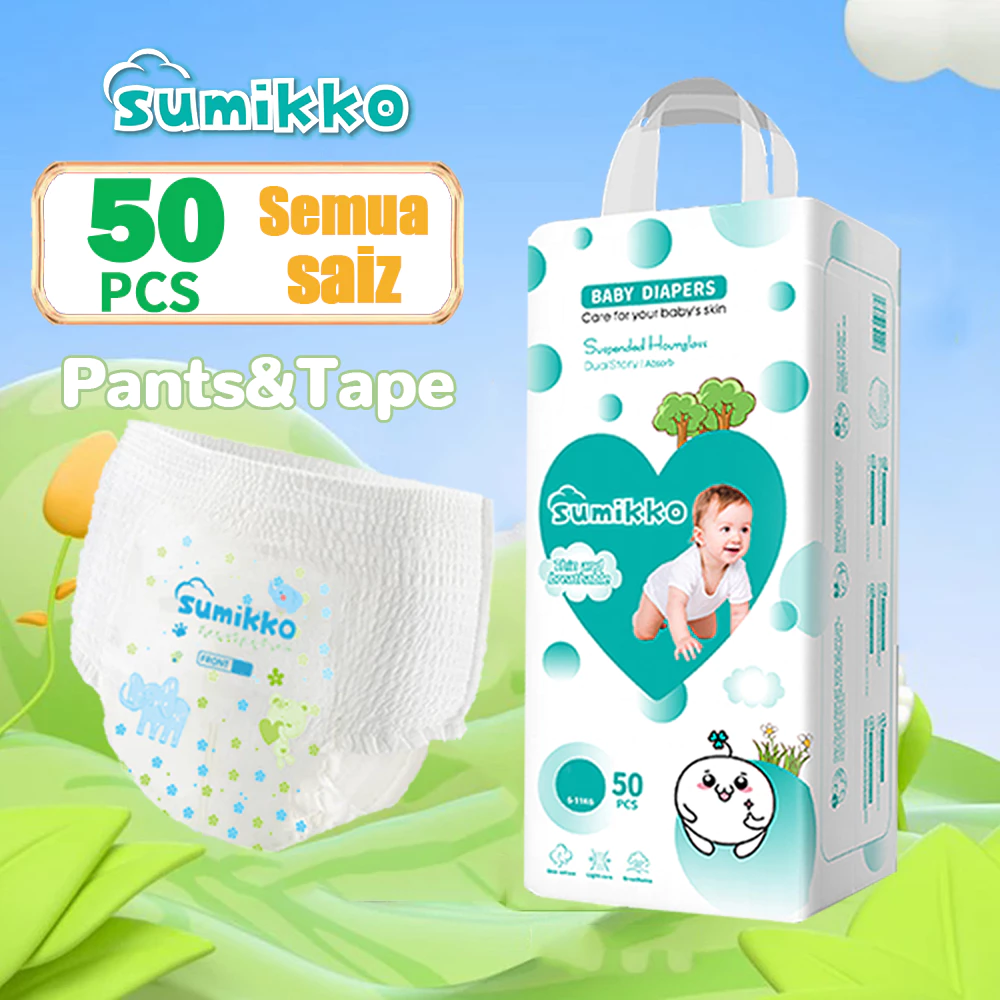 Sumikko Baby Diapers pants 50pcs Premium Diapers