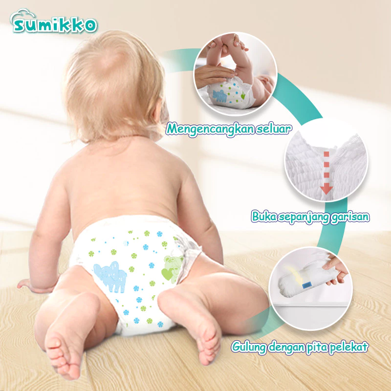 Sumikko Baby Diapers pants 50pcs Premium Diapers