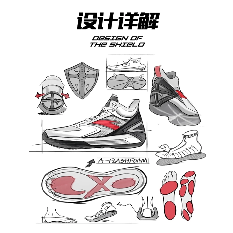 ANTA Men ATTACK BM Basketball Shoes PRO Training Indoor Outfield Sports Shoes 912511604Q