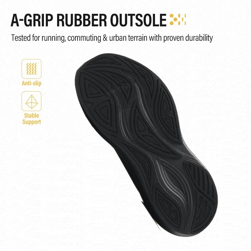 ANTA Men PG7 Travel 2S Running Shoes 8125C5501-1 - Black (Kasut Larian Lelaki)