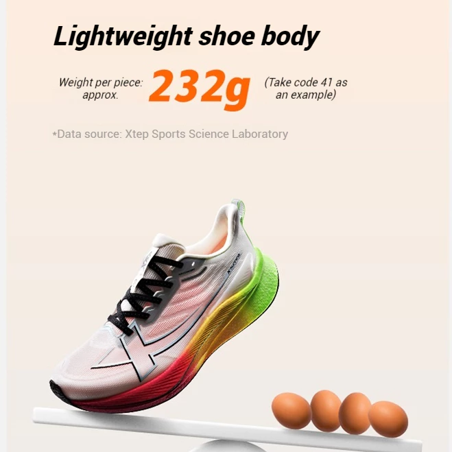 XTEP Sneakers 2000KM 3.0 Men Running Shoes Rebound Support Professional Cushioning Shock Absorption Women Sneakers Shoes