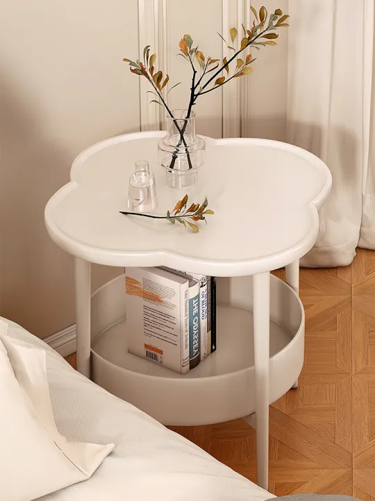 OTA Four Leaf Tea Maja Sisi Table Side Table Double Layer Bedside Table