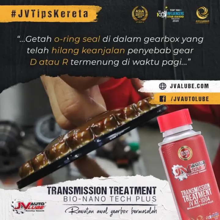 【100% ORIGINAL】JV AutoLube Auto Transmission Gearbox Treatment/ Penyelesaian Masalah Gearbox Kereta Auto CVT ATF DSG