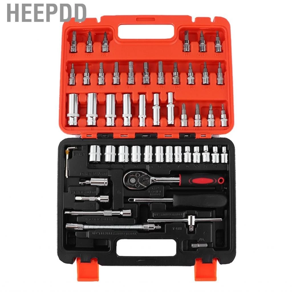 27pcs Wrench Set Spanner Socket Tools Set Bit And Socket Set Ratchet Wrench Combination Tool Kit Hardware Storage Box Heavy Duty Automatic And Home Repair Hand Tool