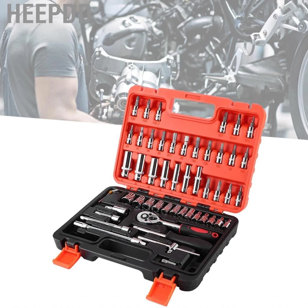 27pcs Wrench Set Spanner Socket Tools Set Bit And Socket Set Ratchet Wrench Combination Tool Kit Hardware Storage Box Heavy Duty Automatic And Home Repair Hand Tool