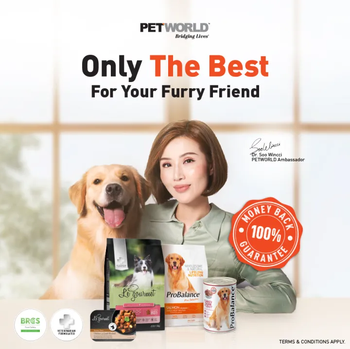 ProBalance Single Source Meat Dry Kibble Dog Food - Salmon/Lamb/Chicken/Beef (7kg/8kg)