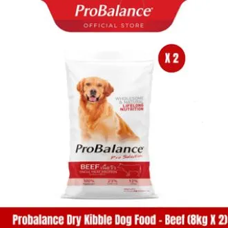 ProBalance Single Source Meat Dry Kibble Dog Food - Salmon/Lamb/Chicken/Beef (7kg/8kg)