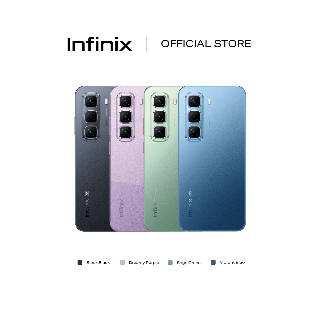 Infinix Hot50 5G Smartphone 8GB + 256GB Dimensity 6300 5G 48MP IMX582 Camera 120Hz6.7" Display 5Year Performance TUV