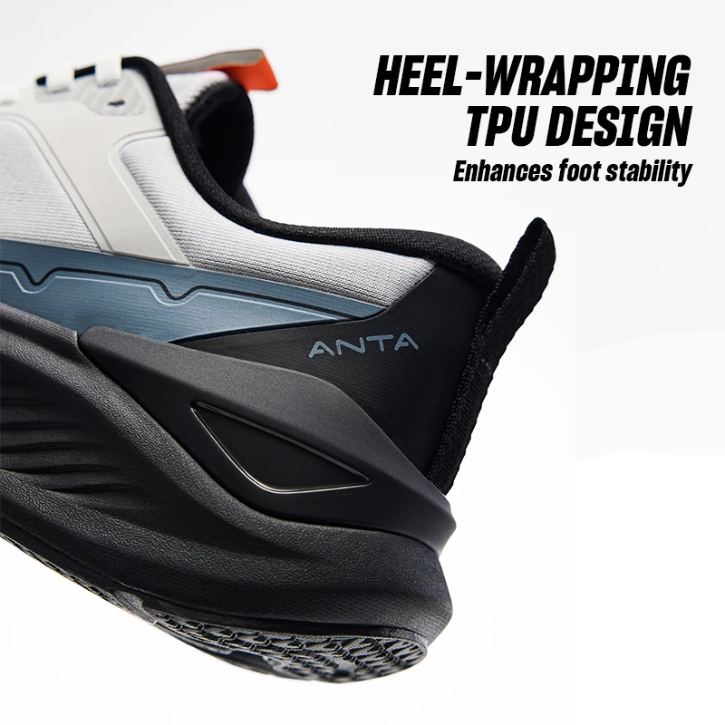 ANTA SS Men Yibu Sports Training Shoes Simple Stable Classic Rebound Walking Shoes 112517719U Lelaki