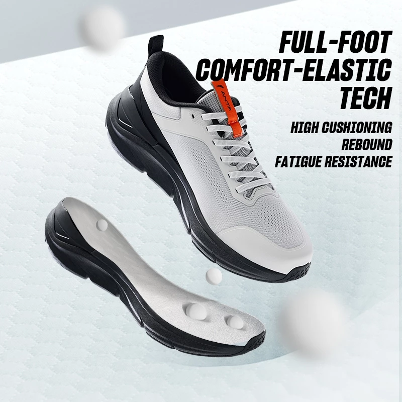 ANTA SS Men Yibu Sports Training Shoes Simple Stable Classic Rebound Walking Shoes 112517719U Lelaki