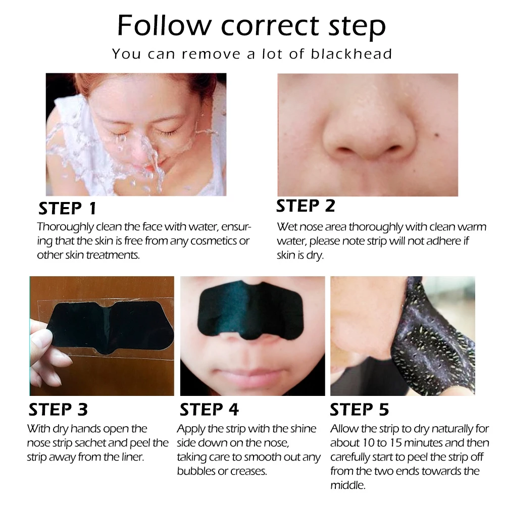 LANBENA Blackhead Remover Mask NOSE PLANTS PORE STRIPS