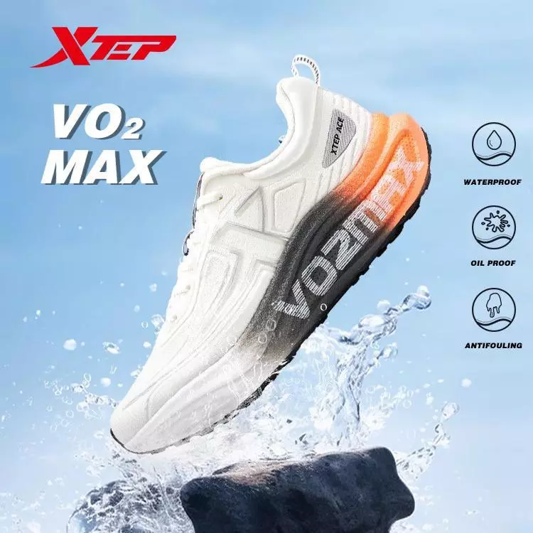 XTEP Sneakers VO₂Max Oil-Proof And Anti-Fouling Racing Training Lsd Men for Women Running Shoes Broken Nail Outsole Supercritical