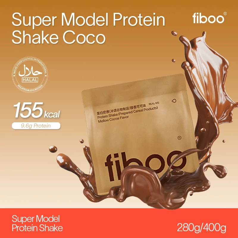 Fiboo Whey Protein Diet Shake Diet Grain Meal Replacement For Weight Loss (280g/400g)
