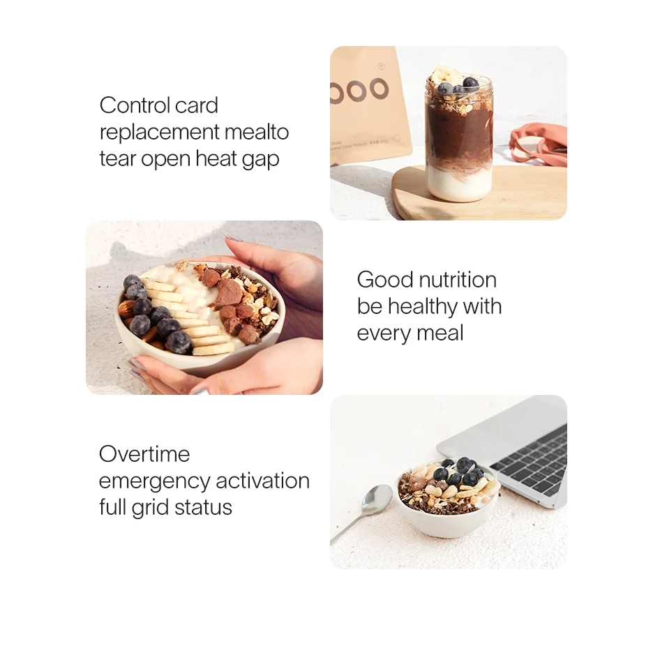 Fiboo Whey Protein Diet Shake Diet Grain Meal Replacement For Weight Loss (280g/400g)