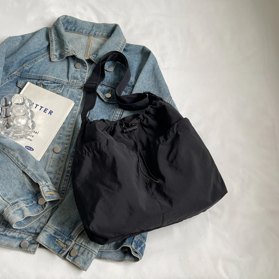 Nylon Crossbody Bag Women Large Capacity Sling Bag Perempuan Korean Shoulder Bag Fashion