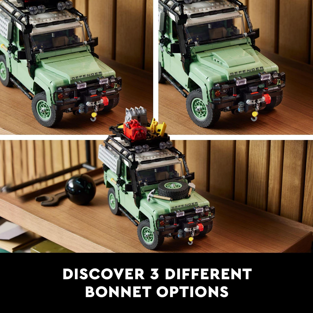 LEGO Icons 10317 Land Rover Classic Defender 90 Building Kit (2,336 Pieces)