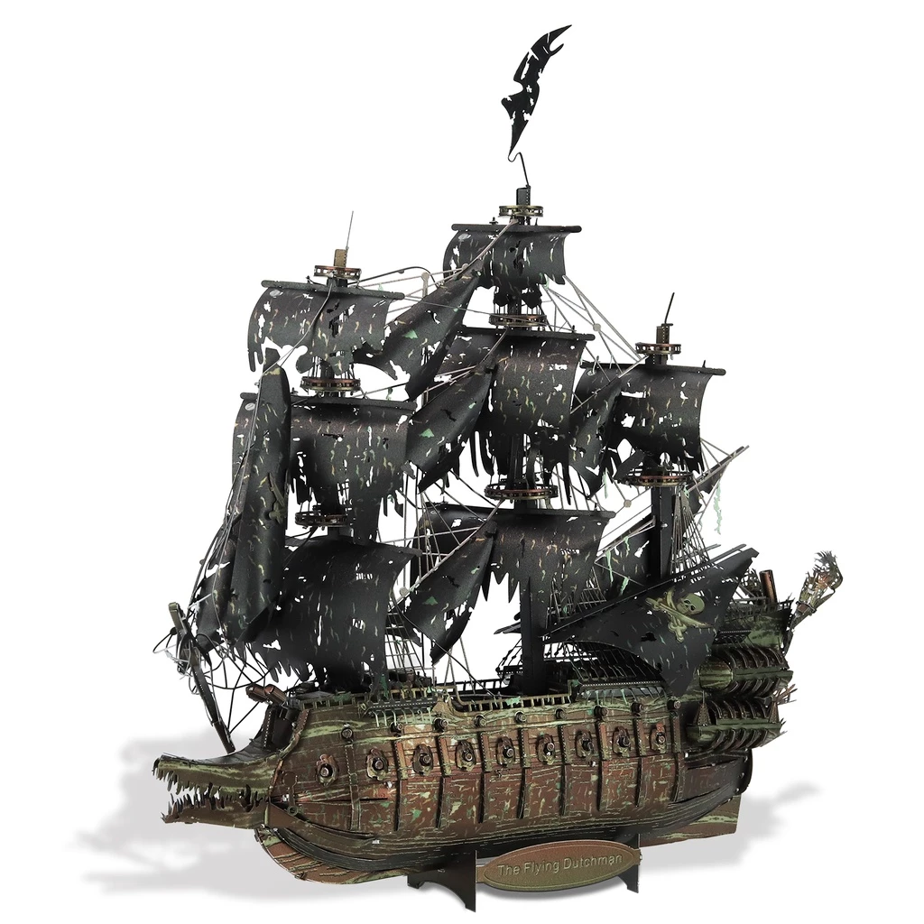 Piececool The Flying Dutchman 3D Metal Model Kits Pirate Ship Gift for Kids