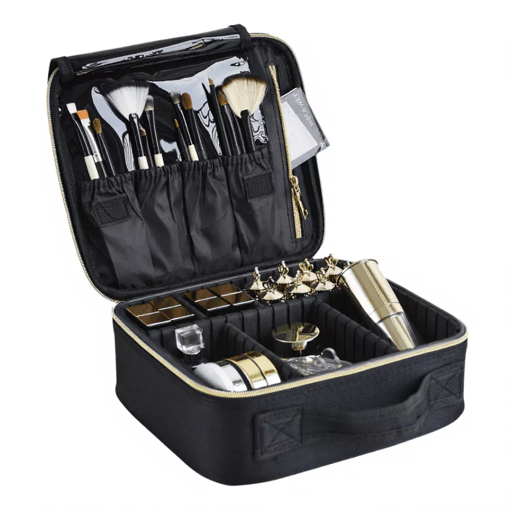 ListonX Makeup Bag Cosmetic Case Portable Travel Vanity Beauty Box Make Up Artist | Case Hairdressing Tools Organiser