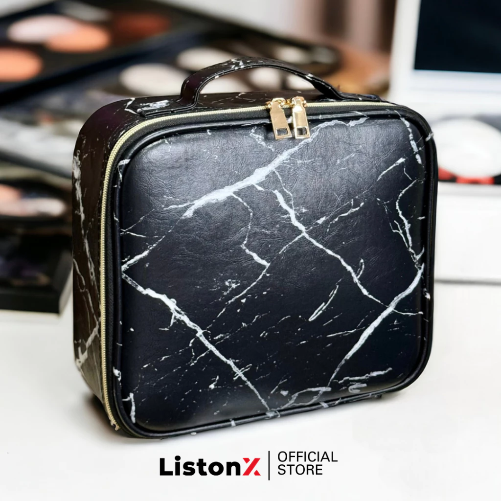 ListonX Makeup Bag Cosmetic Case Portable Travel Vanity Beauty Box Make Up Artist | Case Hairdressing Tools Organiser