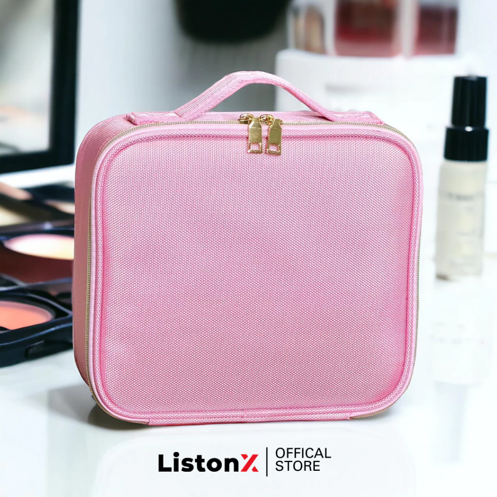 ListonX Makeup Bag Cosmetic Case Portable Travel Vanity Beauty Box Make Up Artist | Case Hairdressing Tools Organiser