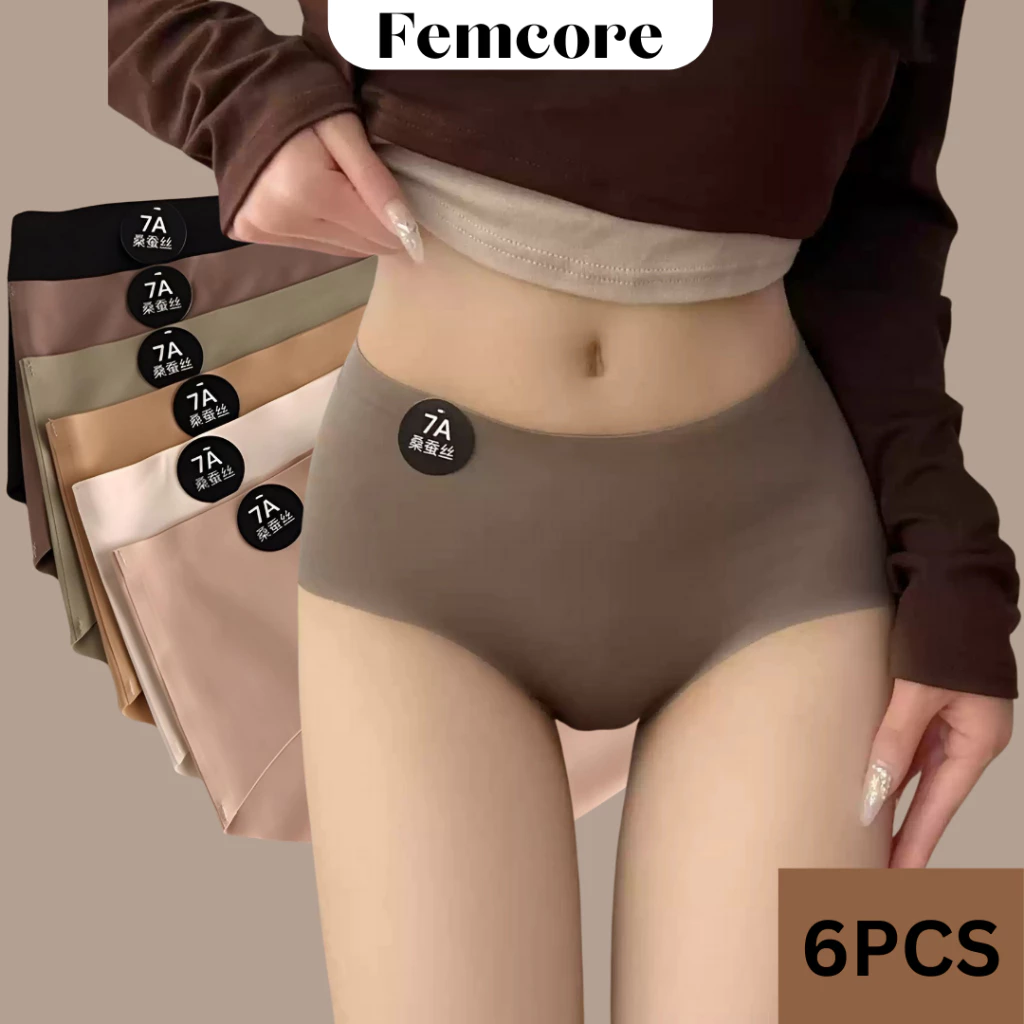 Ice Silk Seamless Women's Panties Breathable Mid-Rise Briefs Sporty Minimalist Hip-Hugging Panties Skin-Friendly Comfortable Fabric