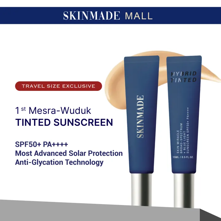 SKINMADE Skin Miracle Broad Spectrum + Blue Light Sunscreen SPF50+ PA++++ (50ml)