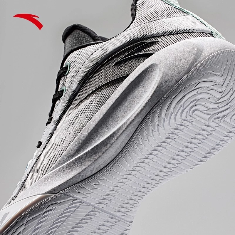 ANTA Men Wind Tunnel 4 Basketball Shoes 1124E1605-3 -WHITE/GREY/BLACK (Kasut Bola Keranjang Lelaki)