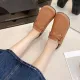 Shoes Women Mules Slip-On Potato Style Half Slippers Wooden Grain Sole Design Kasut Selipar Tutup Tumit Perempuan 139