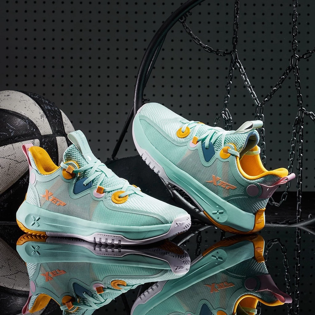 【XTEP】Men Basketball Shoes Jeremy Lin kasut bola keranjang lelaki Sport Mesh Breathable Training Sneakers Outdoor