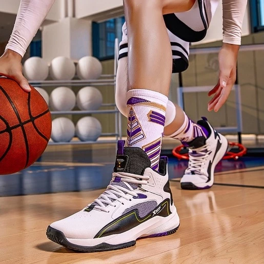 【XTEP】Men Basketball Shoes Jeremy Lin kasut bola keranjang lelaki Sport Mesh Breathable Training Sneakers Outdoor