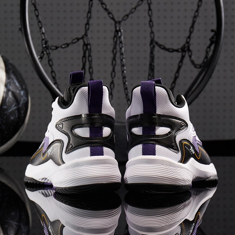 【XTEP】Men Basketball Shoes Jeremy Lin kasut bola keranjang lelaki Sport Mesh Breathable Training Sneakers Outdoor