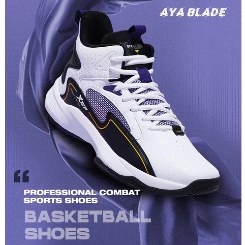 【XTEP】Men Basketball Shoes Jeremy Lin kasut bola keranjang lelaki Sport Mesh Breathable Training Sneakers Outdoor