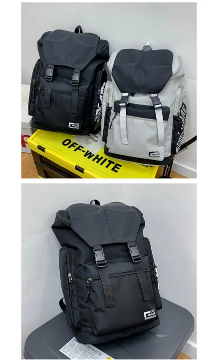 BACKPACK Korean Trendy Bag Men Casual Travel Bag Outdoor Large Capacity School Bag Bussiness Backpack Beg Sekolah双肩旅行背包