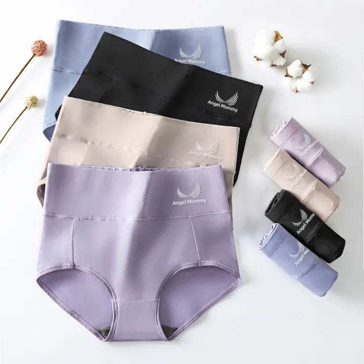 Cotton Panties Women Beautiful Made Swan Mid Waist Sexy Belly Antibacterial Crotch Underwear