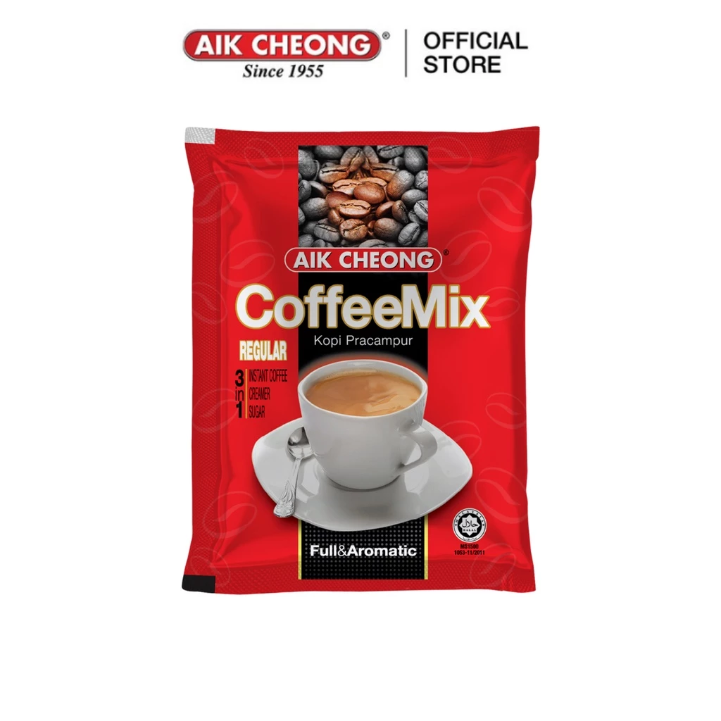 AIK CHEONG Coffee Mix 3 in 1 (1.8kg) - Regular (18g x 100's)