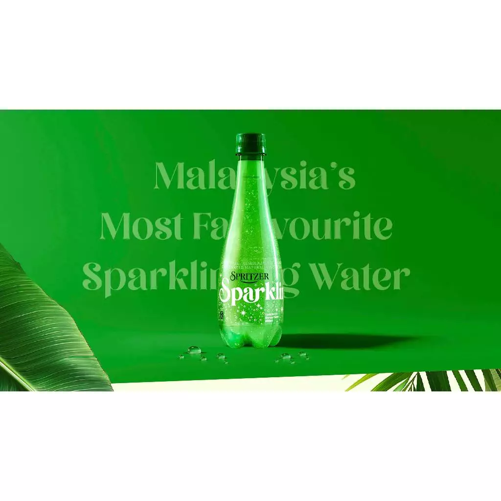 Spritzer Sparkling Natural Mineral Water (400ML X 24)