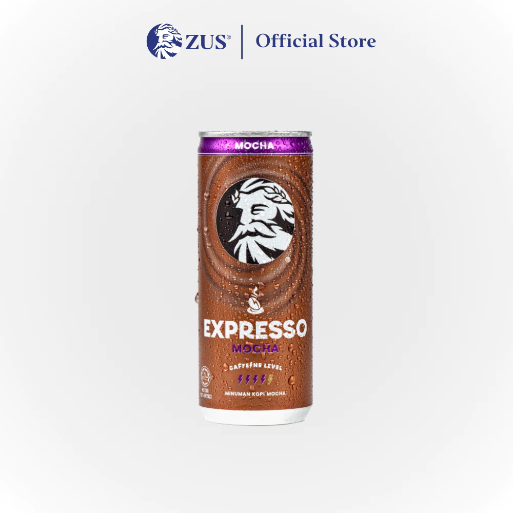 ZUS EXPRESSO - Mocha - 240ml - 24's (1 x 24 cans) (RTD Canned Coffee)