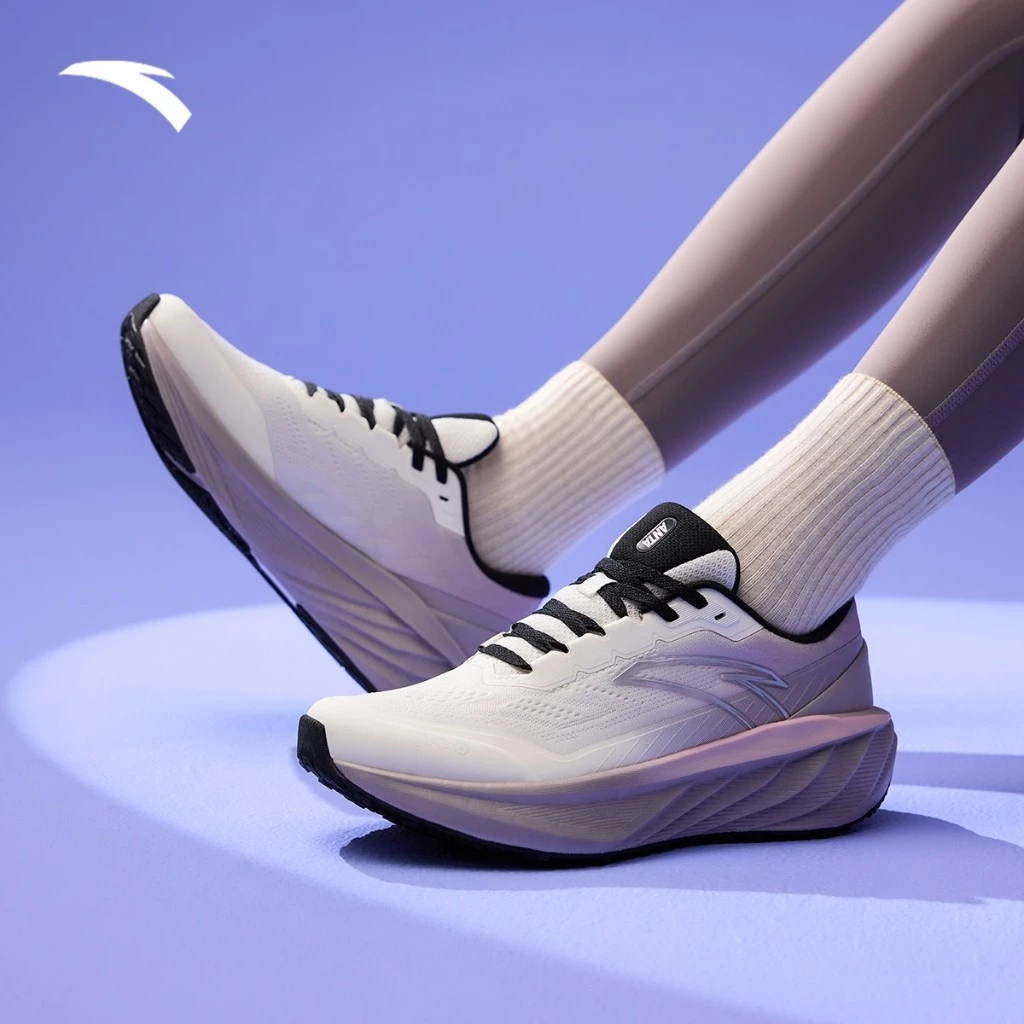 ANTA Women PG7 Float Running Shoes 1224F5504-4 Purple/White (Kasut Larian/Kasut Joging Perempuan)