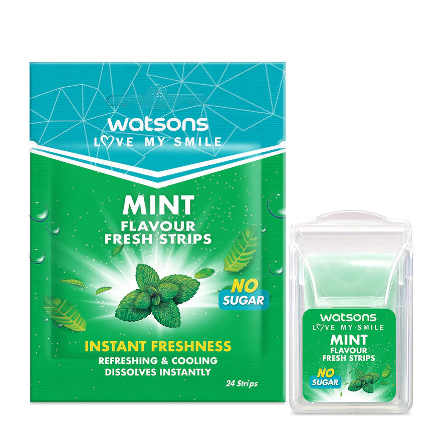 WATSONS Mint Breath Strips 1 x 24s